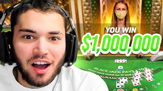 Adin WON $1,000,000 Gambling LIVE on Stream!