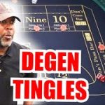 🔥DEGEN TINGLES🔥 30 Roll Craps Challenge – WIN BIG or BUST #322