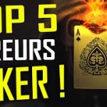 Les 5 ERREURS les plus fréquentes AU POKER (et leurs solutions)