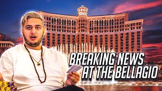 HUGE NEWS FROM THE BELLAGIO! Are My Opponents CHEATING? Poker Vlog