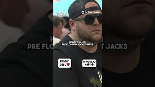 Nicholas Rigby Eliminated from Main Event! #poker #wsop2023 #pokernews