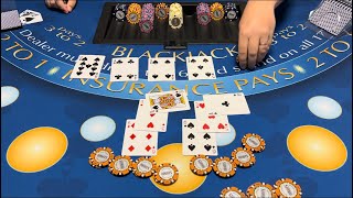 Blackjack | $300,000 Buy In | AMAZING HIGH ROLLER SESSION WIN! HUGE DOUBLES & SPLITS TO WIN BIG!