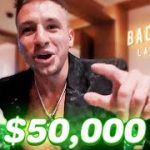 STEVEWILLDOIT INSANE TURNAROUND AND WIN $50,000 ON BACCARAT IN LAS VEGAS!