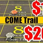 I saw someone who won $40,000 with this Craps Strategy || COME Trail