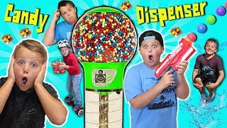 KIDS CANDY Dispenser Roulette GAME! FUN FUN FUN!