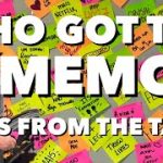 Who got the “MEMO?” – Memo’s Tales from the Table