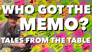 Who got the “MEMO?” – Memo’s Tales from the Table