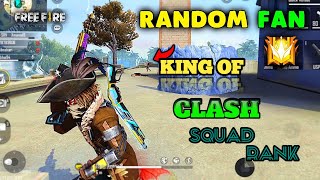 King of Clash Squad RANK in FREEFIRE b2k RANDOM PLAYERS 👽