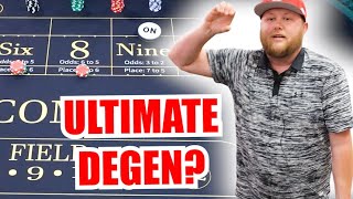 🔥DEGEN MASTER🔥 30 Roll Craps Challenge – WIN BIG or BUST #326