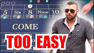 🔥TOO EASY?🔥 30 Roll Craps Challenge – WIN BIG or BUST #327