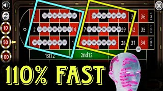 Roulette 110% Fast Profitable Betting Strategy