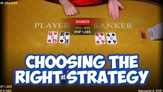 200 GCASH – BACCARAT STRATEGY | CHOOSING PERFECT STRATEGY TO WIN 🤑🤑🤑