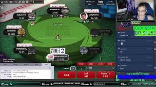 Bankroll challenge 1k to 2k in 30 days playing $1/$25 buy in /Day 5=$1253
