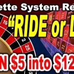 TURN $5 into $1230! – “Ride or Die” Roulette System Review