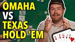 Omaha VS Texas Hold ‘Em – Key Differences