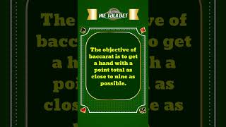 Baccarat Card Values: Understanding the Point System #shorts