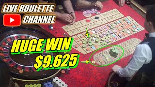 🔴LIVE ROULETTE |🚨 HUGE WIN 💲9.625 In Las Vegas Casino🎰 $25 Chips Bets Exclusive ✅ 2023-07-19