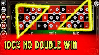 Roulette One of 100% No Double Betting Strategy