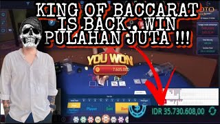 TIPS DAN TRIK CARA BERMAIN BACCARAT MUDAH MENANG | BACCARAT ONLINE | TRIK JITU BACCARAT