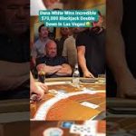Dana White Wins Incredible $70,000 Blackjack Double Down In Las Vegas! #danawhite #blackjack #maxwin