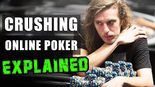 Professional CRUSHES Online Poker [And REVEALS His Secrets!!!!]