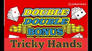 Learn How To Play Tricky Hands In Double Double Bonus Video Poker and Win More Money!