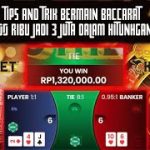 TIPS AND TRIK BERMAIN BACCARAT MODAL 300 RB JADI 3 JT DALAM HITUNGAN MENIT ! I BACCARAT HARI INI !!!