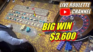 🔴LIVE ROULETTE |🚨 BIG WIN 💲3.600 In Las Vegas 🎰 Saturday Session Exclusive ✅ 2023-07-22