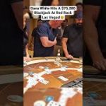 Dana White Hits A $75,000 Blackjack At Red Rock Las Vegas! #danawhite #blackjack #lasvegas #maxwin