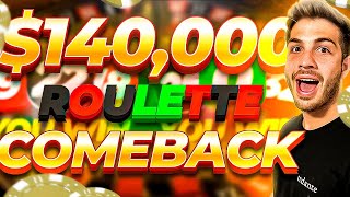 THE CRAZIEST COMEBACK I’VE EVER MADE ON ROULETTE!!!