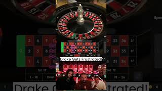 Drake Gets Frustrated Whilst Playing Roulette! #drake #roulette #maxwin #casino #bigwin #gambling