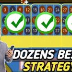 Dozens Best Strategy // Roulette Strategy To Win #money #casino #trending