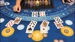 Blackjack | $200,000 Buy In | EPIC HIGH STAKES SESSION! Splitting Aces & Trying To Manage Bankroll!