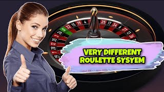 VERY DIFFERENT ROULETTE SYSTEM || ROULETTE STRATEGY