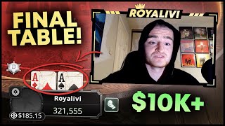 I MADE this $55 POKER FINAL TABLE – $10K GUARANTEED!