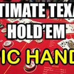 ULTIMATE TEXAS HOLD ‘EM in LAS VEGAS!! EPIC HAND!!