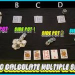 How to calculate Multiple Side Pots and what to do when 2 players go All In at the same time!