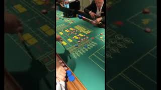 Huge craps win playing with the house #gambling #craps #dice #casino #blackjack