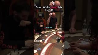 Dana White Loses His Head When Playing Blackjack! #danawhite #blackjack #adinross #gambling #casino