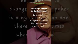 Poker Tip by Doyle Brunson #6 #poker