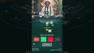 Meet Einstein  Blackjack Dealer #blackjack #casino #einstein #shorts