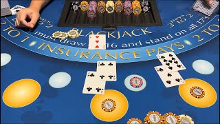Blackjack | $350,000 Buy In | INCREDIBLE HIGH STAKES SESSION WIN! Hitting A Perfect Pair For $150K!