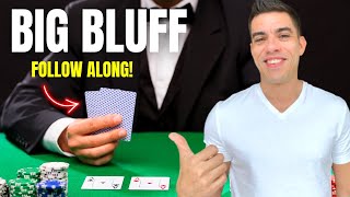 How to BLUFF Your Straight Draws (Just Do This!)