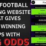 The Best Football Betting Website that gives sure winning tips with BIG ODDS