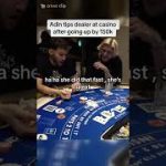 Adin tips dealer after good night in blackjack tune in on kick for more