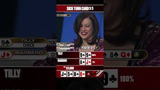 ACTRESS Makes Poker Pro FOLD #pokerstars #thebiggame