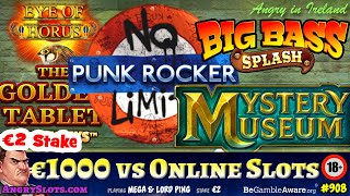 €1000 vs ONLINE SLOTS **Higher Stake Balance Rescue** Mystery Museum, Top Cat & more
