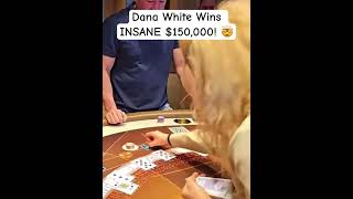 Dana White Wins INSANE $150,000! 🤯 Like & Subscribe! #blackjack #jackblack #lucky7