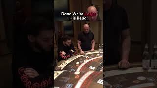 Dana White Loses His Head Playing Blackjack! #danawhite #blackjack #gambling #bigwin #casino #maxwin