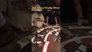 Adin Ross Finally Wins Playing Blackjack With Dana White! #adinross #danawhite #blackjack #gambling